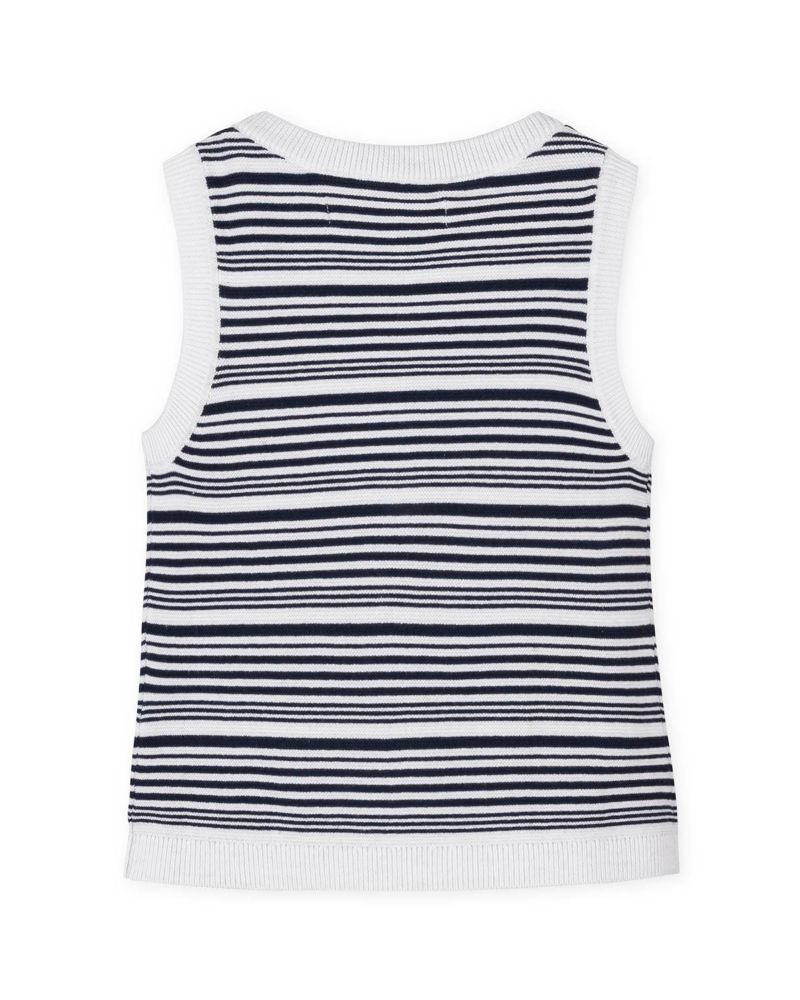 Girls Hope and Henry Organic Sweater Tank