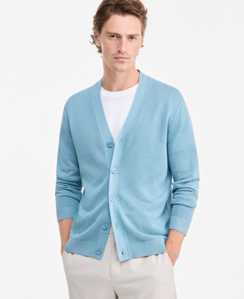 Men's Button-Up Cardigan Sweater