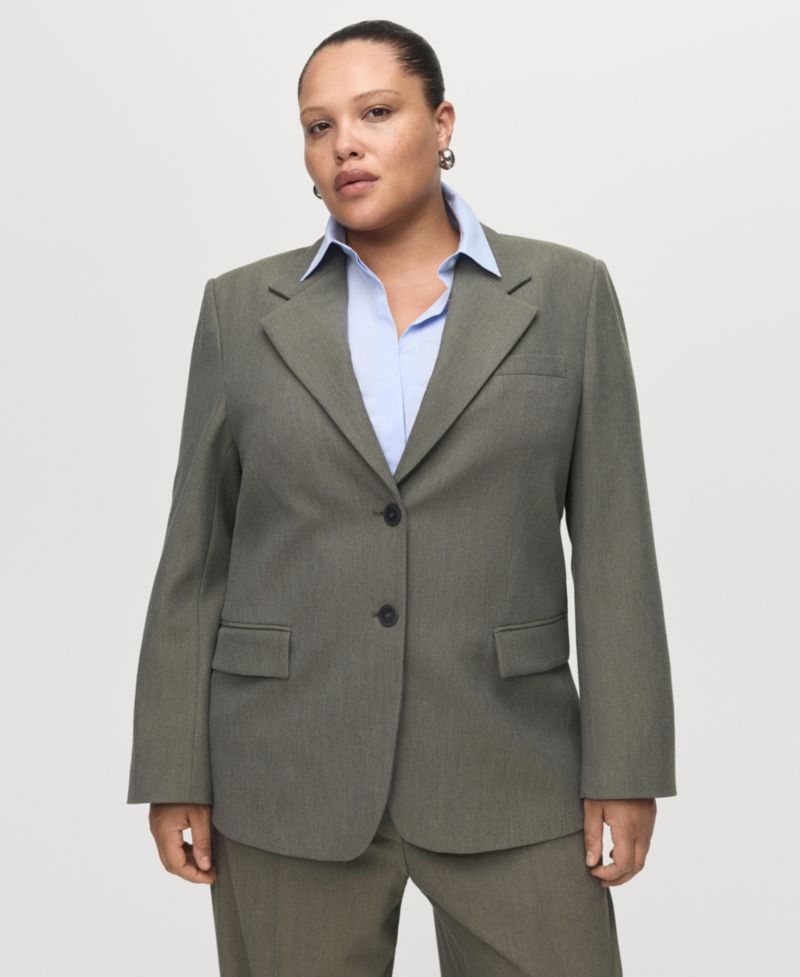 Women's Flap Pockets Suit Blazer