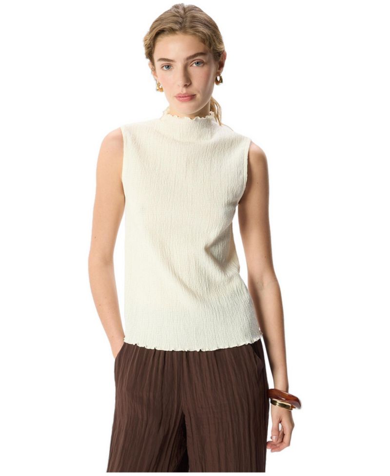 Women's Textured Sleeveless Top