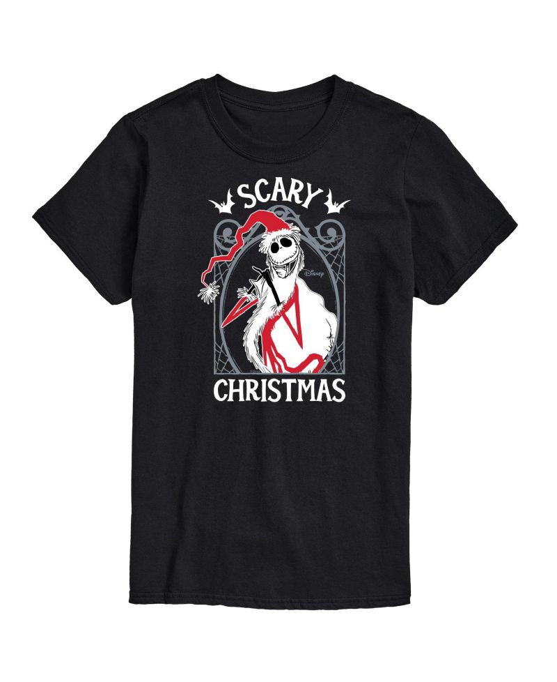 Men's Nightmare Before Christmas Scary Short Sleeve Tee