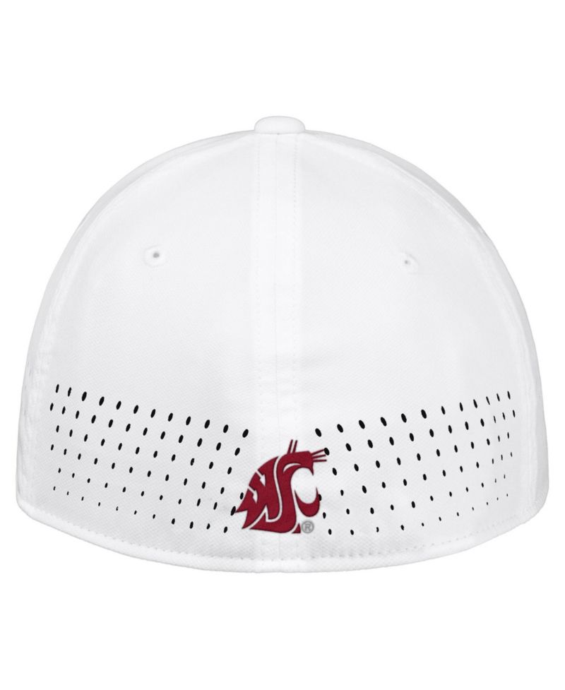 Men's White Washington State Cougars 2026 On-Field AeroBill SwooshFlex Dri-FIT Hat