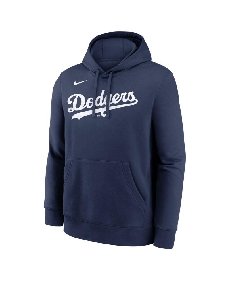 Men's Mookie Betts Navy Los Angeles Dodgers Player Name & Number Club Pullover Hoodie