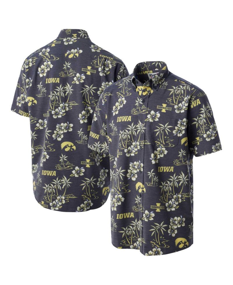 Men's Black Iowa Hawkeyes Classic Button-Up Shirt
