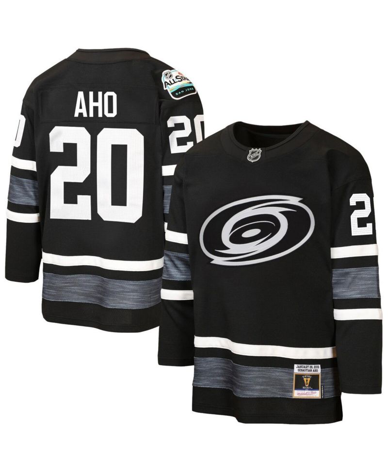 Big Boys and Girls Sebastian Aho Black Carolina Hurricanes 2019 All-Star Game Power Play Jersey