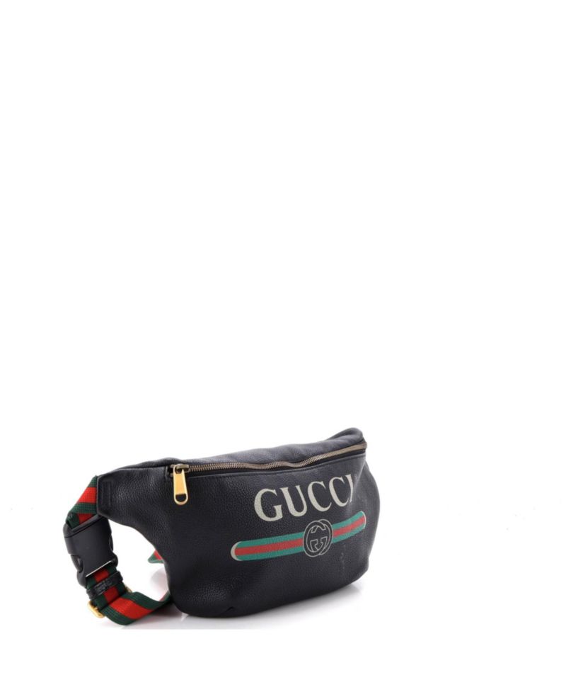 Logo Leather Belt Bag