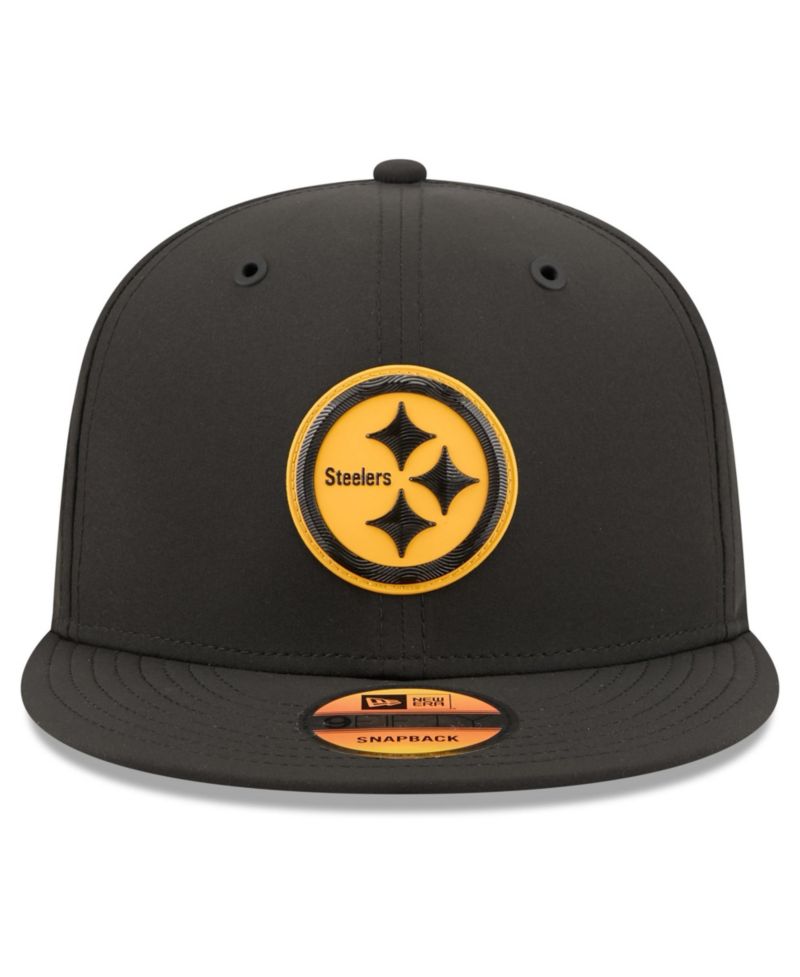 Men's Black Pittsburgh Steelers 2026 Sideline 9FIFTY Snapback Hat