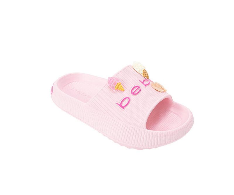 Girls Girls EVA Slide - Lightweight Comfy Slide Sandals with Ice Cream Charms