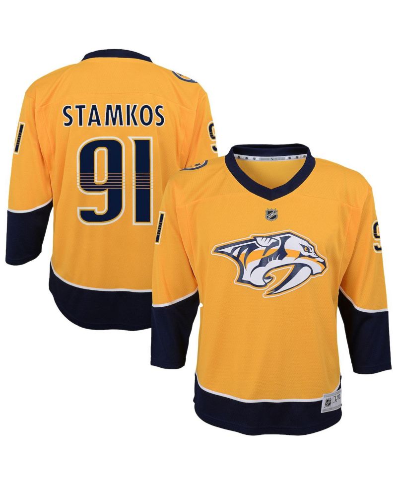Big Boys and Girls Steven Stamkos Gold Nashville Predators Alternate Replica Player Jersey