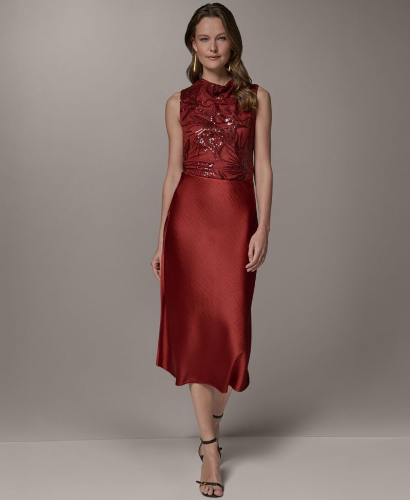 Women's A-Line Midi Skirt