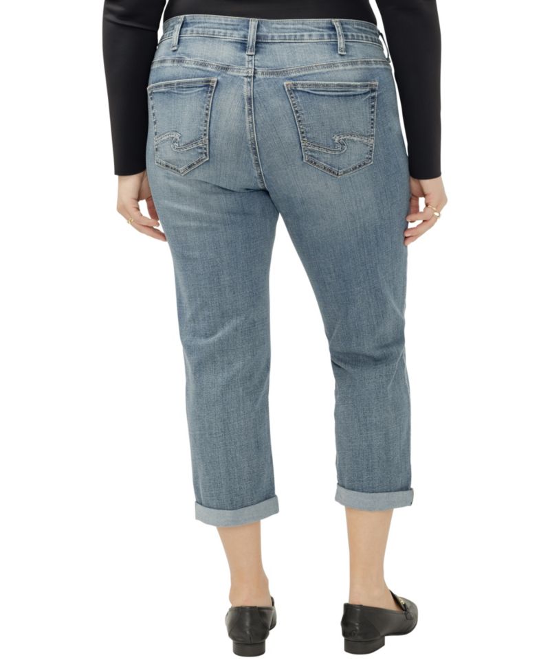 Plus Size Elyse Capris Jeans