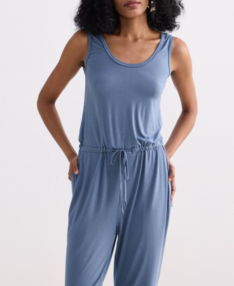 Women's Relaxed Drawstring Jumpsuit
