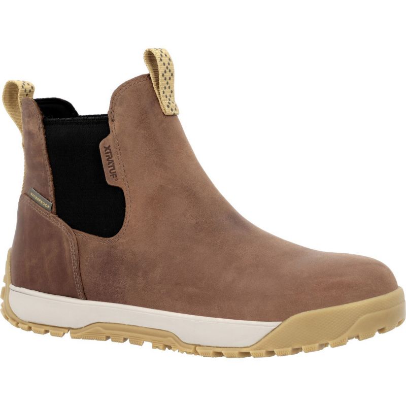 Men's Leather Ankle Deck Boot