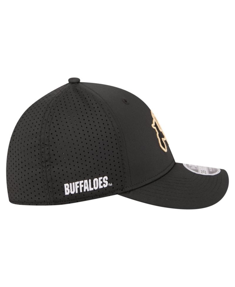 Men's Black Colorado Buffaloes 39THIRTY M-Crown Stretch Hat