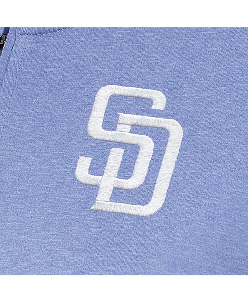 Women's Lavender San Diego Padres Mentor Quarter-Zip Pullover Top