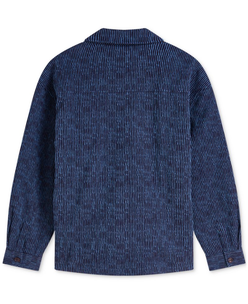 Men's Jacquard Stripe Overshirt