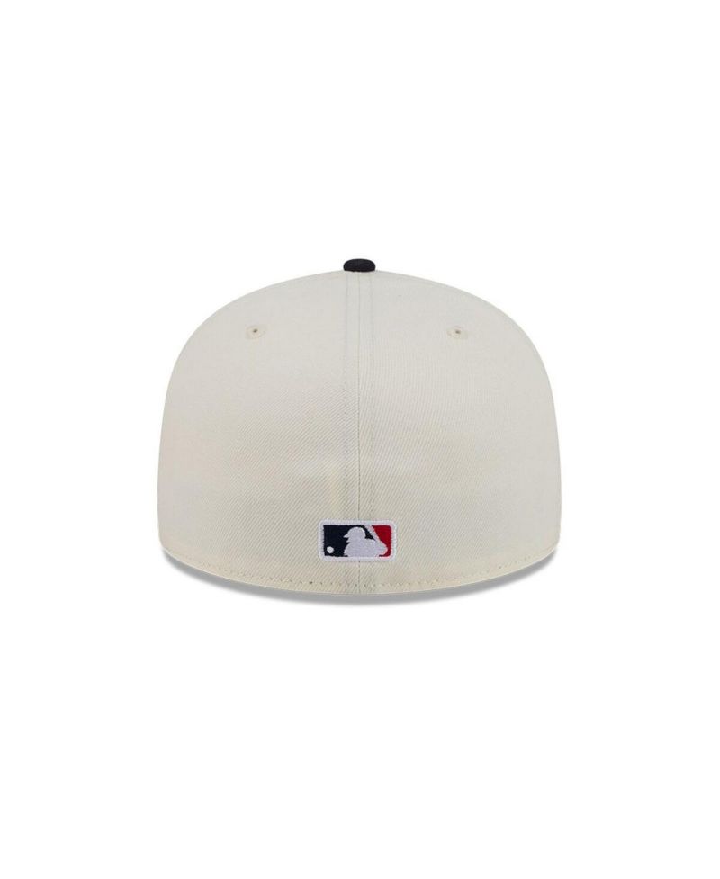 Men's Cream/Navy St. Louis Cardinals Bullpen Cart 59FIFTY Fitted Hat