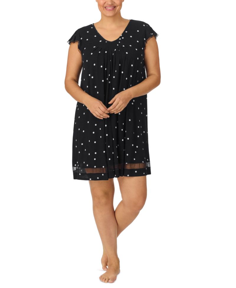 Plus Size Yours to Love Short Sleeves Nightgown