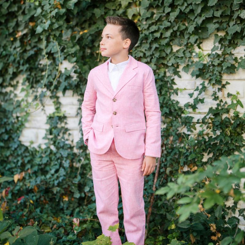 Big Boys Hope and Henry Heirloom Linen Suit Pant