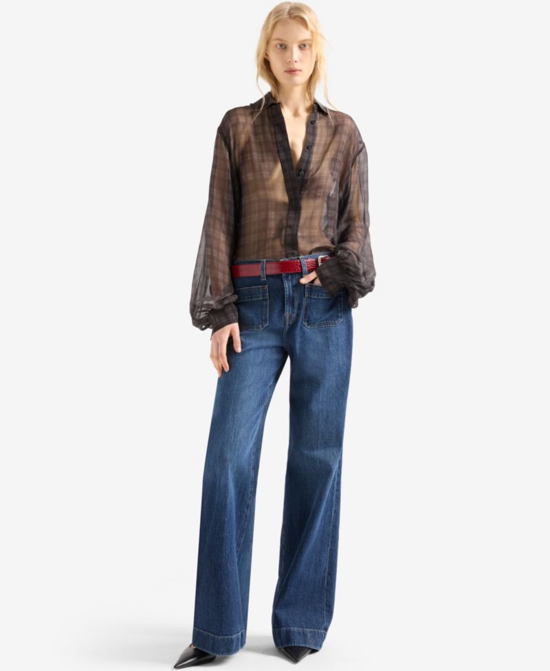 Women's Modern Dojo High-Rise Wide-Leg Flare Jeans