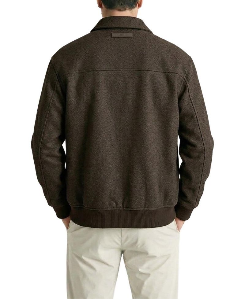 Men's Office-Leisure Collection Tailored Bomber Jacket