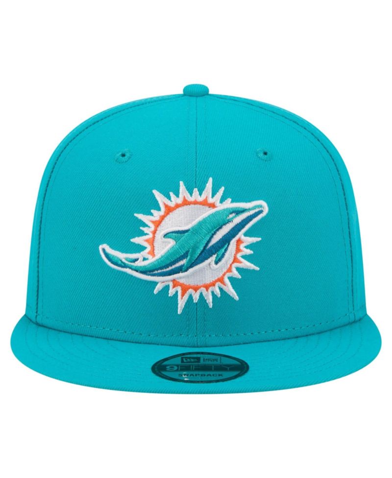 Men's Aqua Miami Dolphins 9FIFTY Snapback Hat