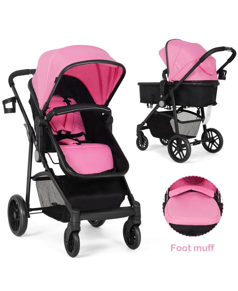 Baby 2 In1 Foldable Stroller Travel Newborn