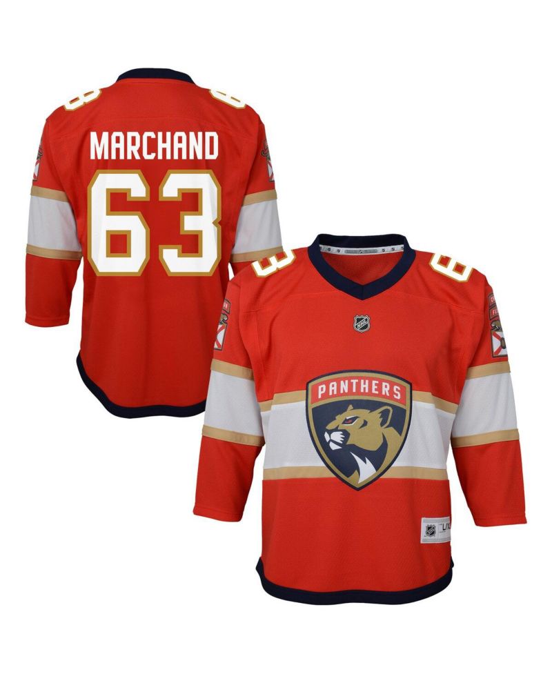 Big Boys and Girls Brad Marchand Red Florida Panthers Home Replica Jersey