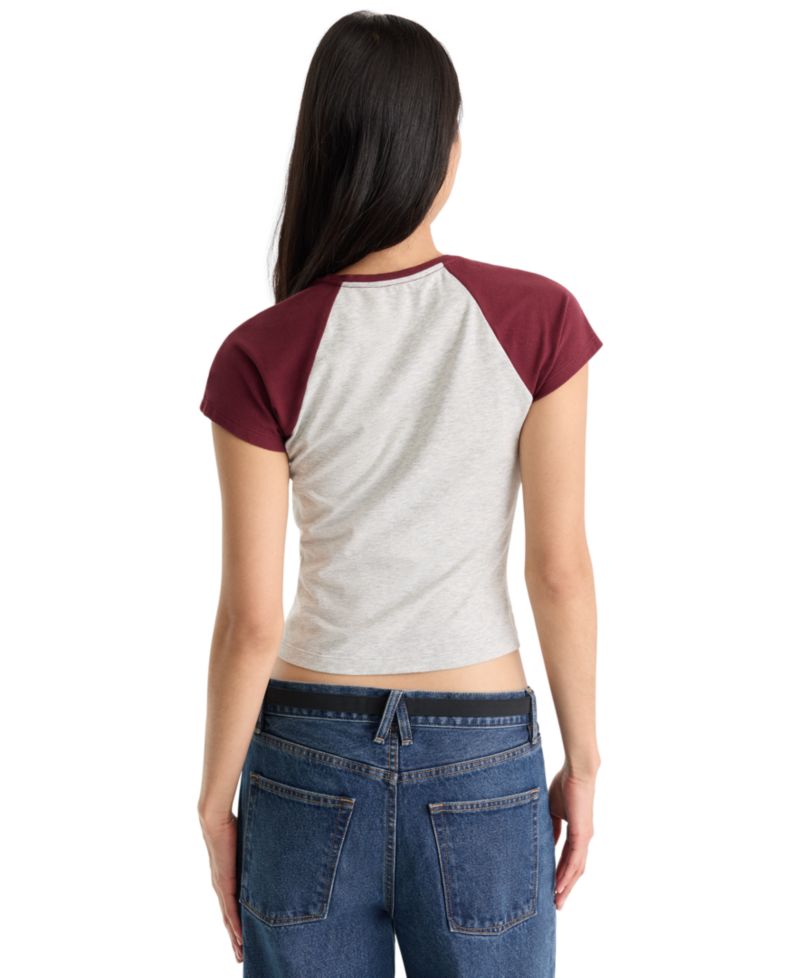Women's Raglan Short-Sleeve Crewneck T-Shirt