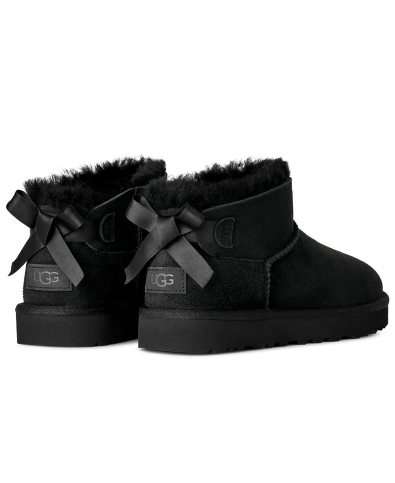 Women's Ultra Mini Bailey Bow Round Toe Booties