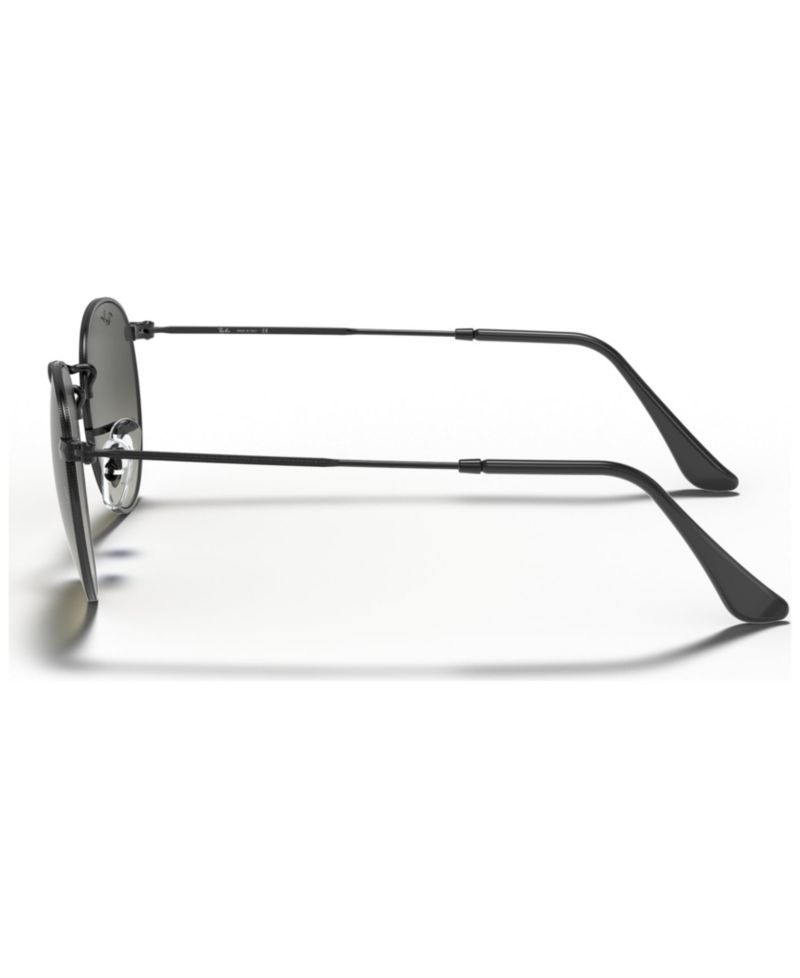 ROUND METAL Sunglasses, RB3447N 53
