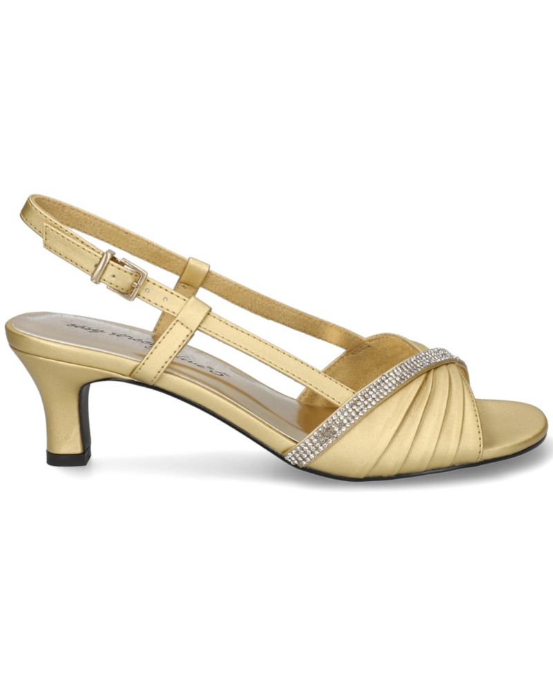Women's Delite Kitten Heel Dress Sandals