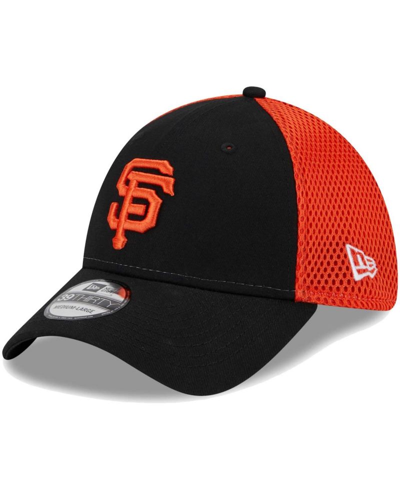 Men's Black San Francisco Giants Team Neo 39THIRTY Flex Hat