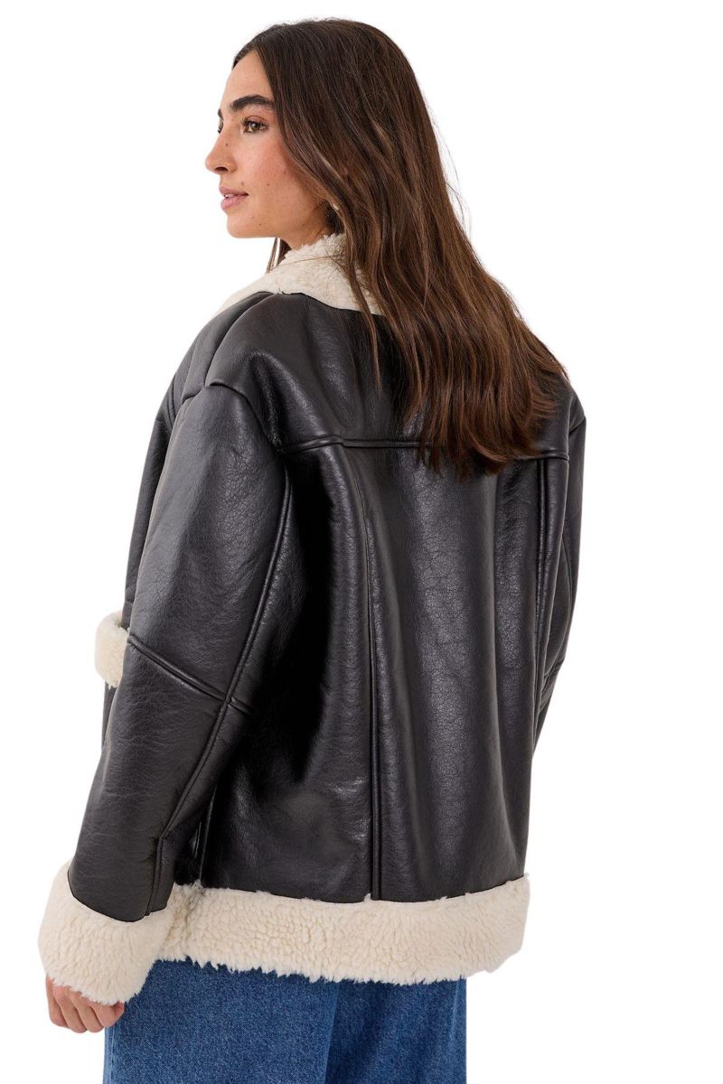 Women's Borg Bonded 80s Aviator Jacket