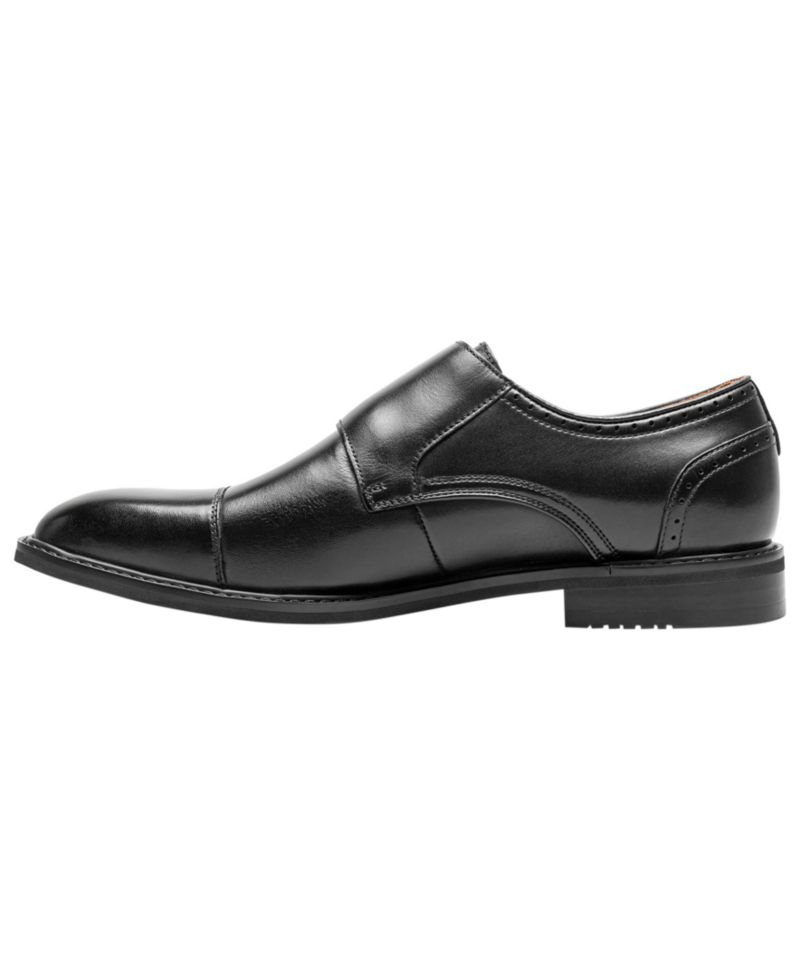 Men's Boswell Cap-Toe Double Monk Strap Shoes