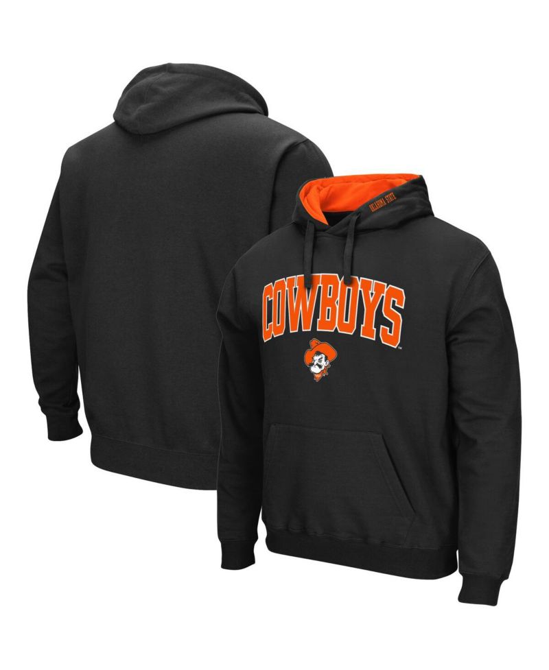 Men's Oklahoma State Cowboys Arch & Logo 3.0 Pullover Hoodie