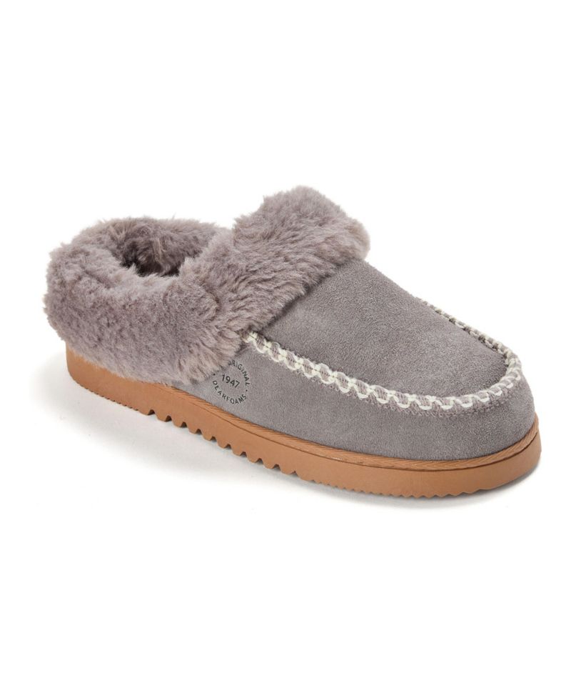 Women's Blaine Genuine Suede Clog Slippers