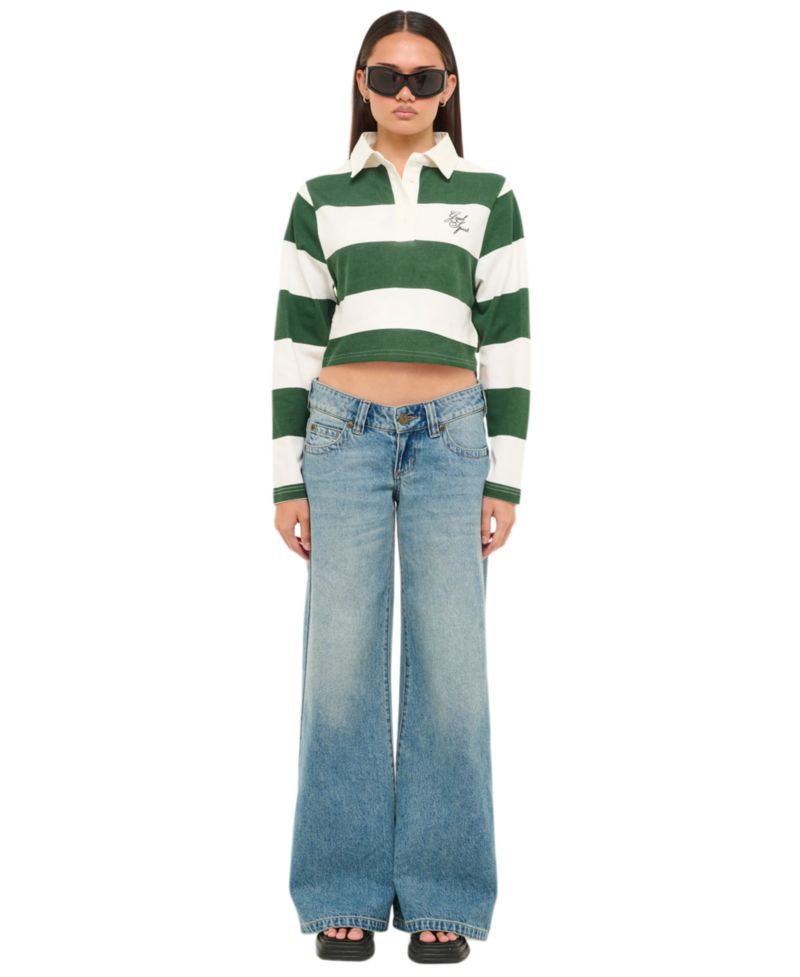 Women's Cassidy Wide-Leg Low-Rise Jeans