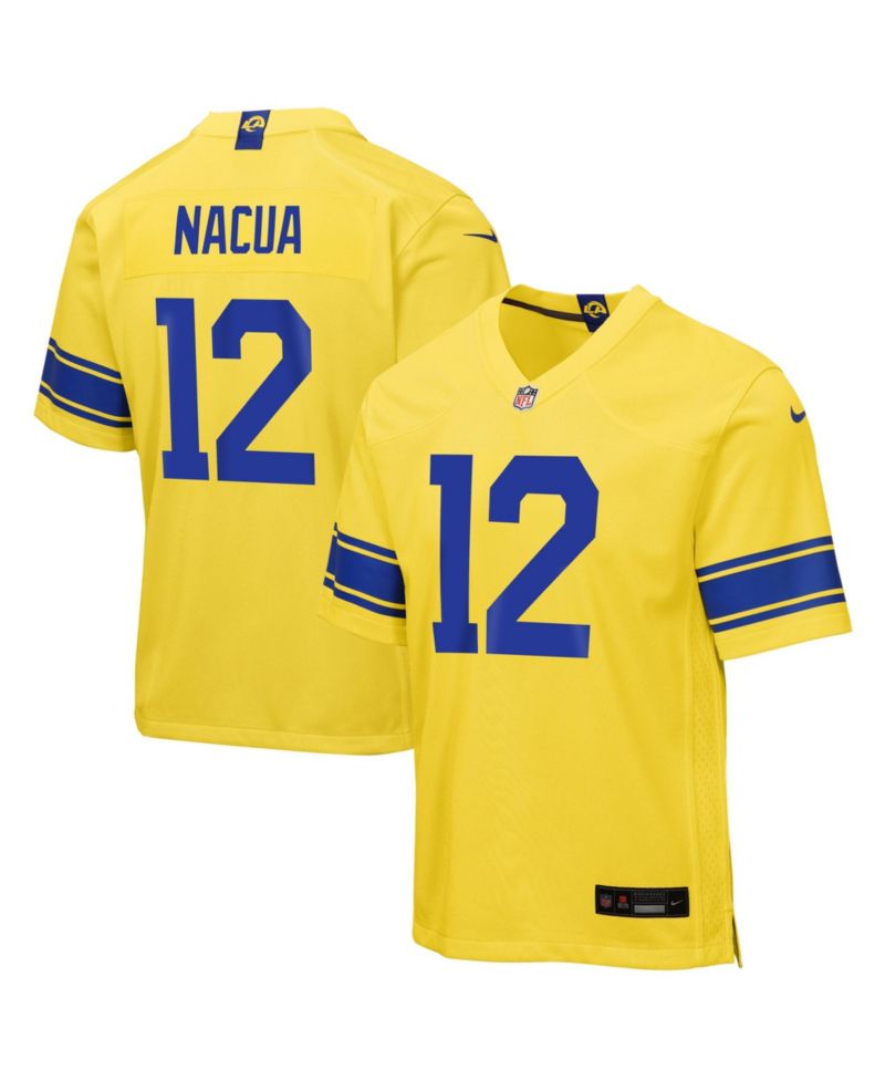 Big Boys and Girls Puka Nacua Los Angeles Rams Classic Sol Game Jersey