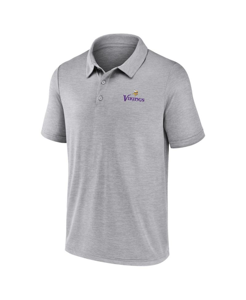 Men's Gray Minnesota Vikings Making Waves Polo