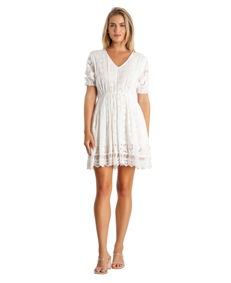 Women's Sleevless V-neck dress
