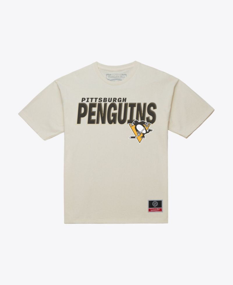 Men's Cream Pittsburgh Penguins Core Plus T-Shirt