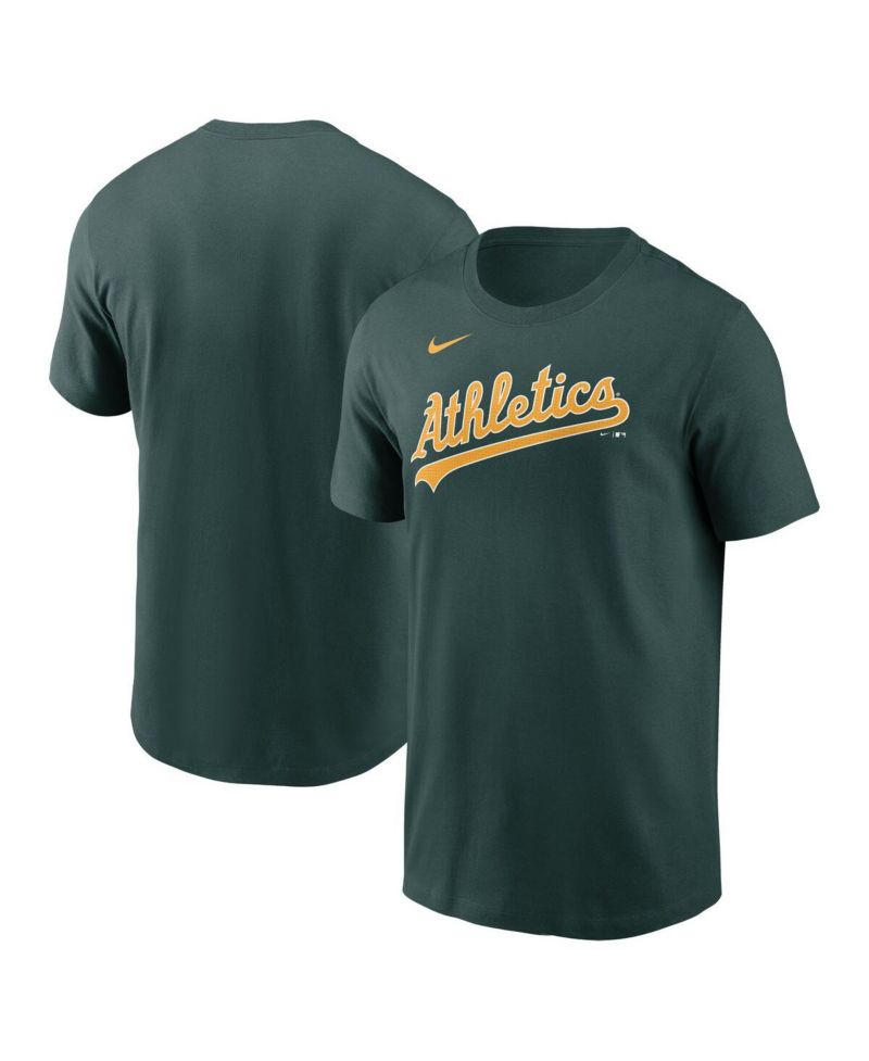 Men's Green Oakland Athletics Fuse Wordmark T-shirt