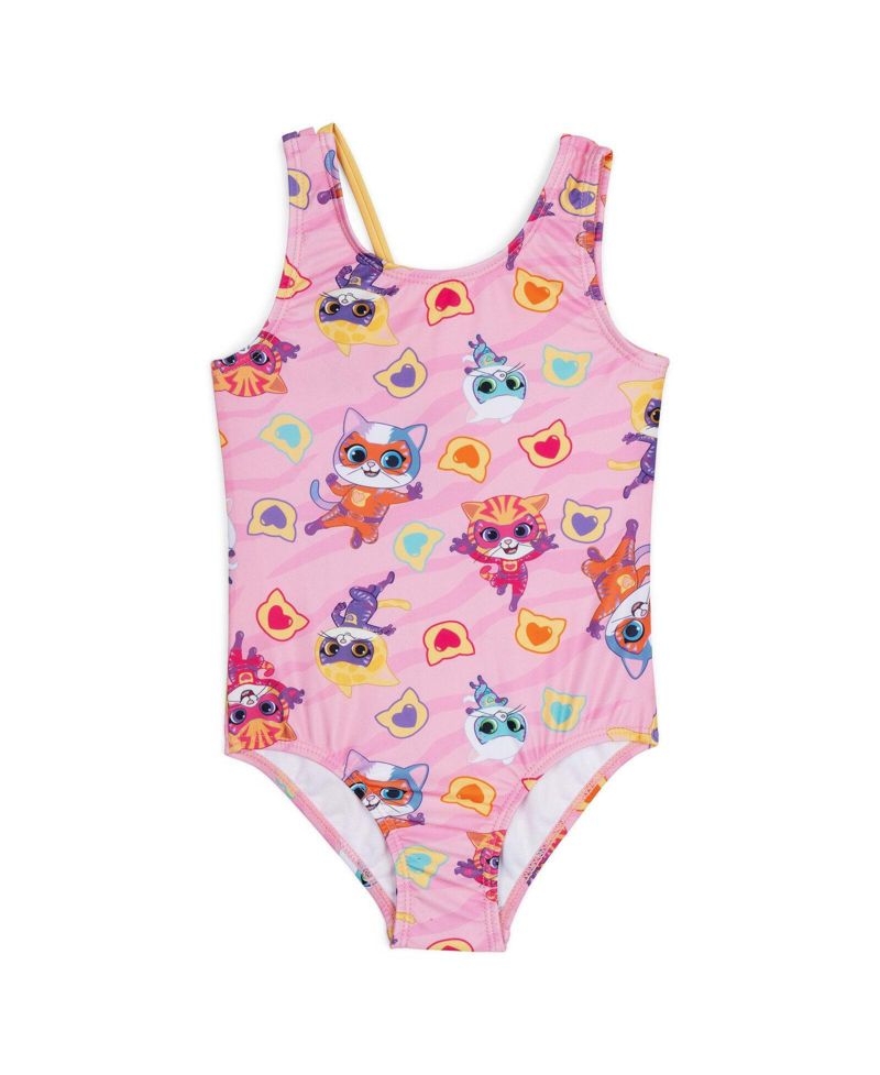 Toddler Girls Sleeveless One Piece Bathing Suit
