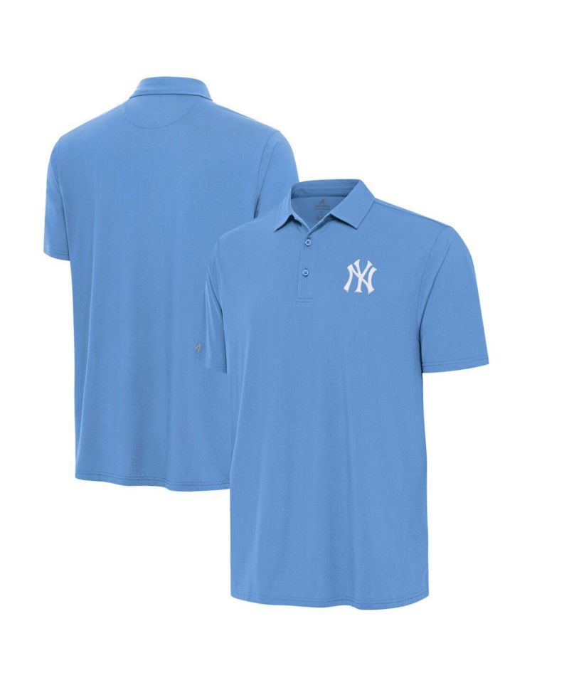 Men's Powder Blue New York Yankees Era Polo Shirt