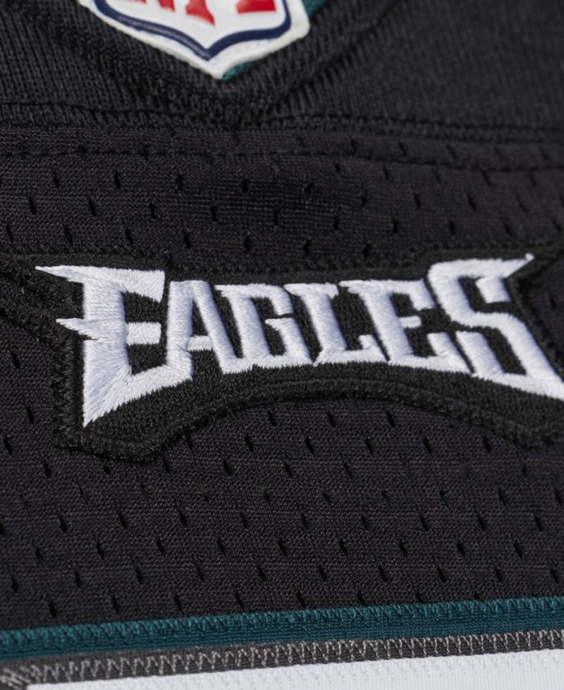Men's Michael Vick Black Philadelphia Eagles 2012 Authentic Throwback Jersey