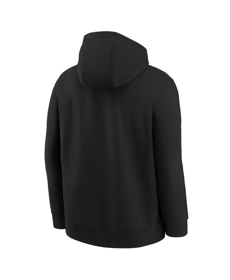 Big Boys and Girls Black San Antonio Spurs 2025/26 Club Fleece Practice Hoodie