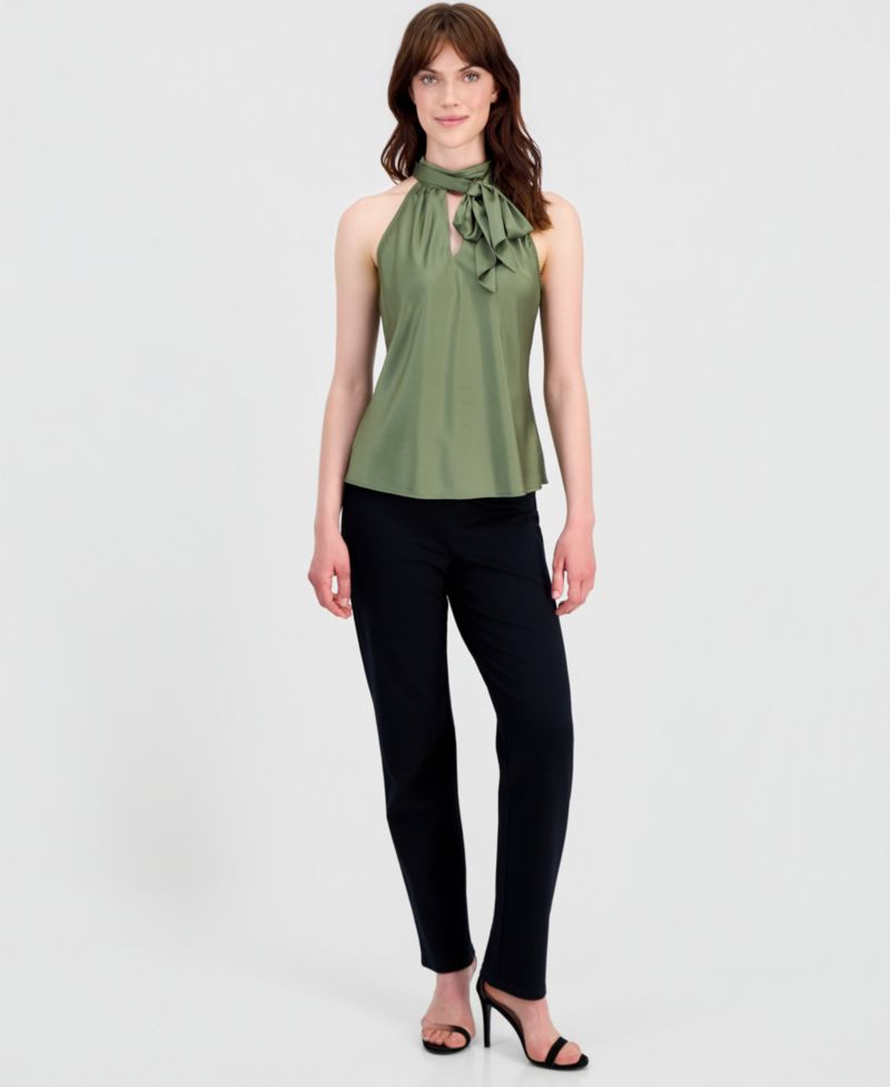 ASL Petite Bow-Neck Top