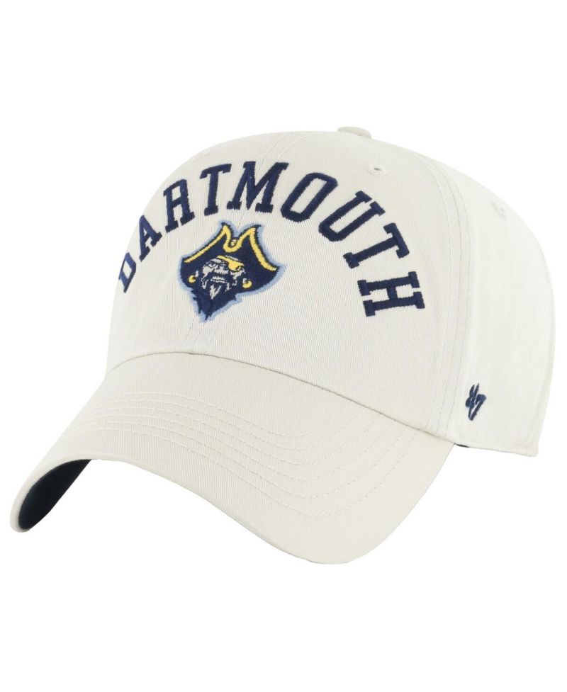 Men's Cream Dartmouth Big Green Clubhouse Faber Clean Up Adjustable Hat