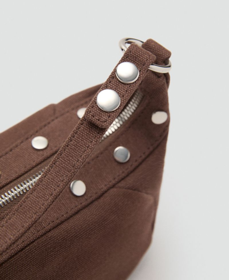 Women's Studded Shoulder Bag